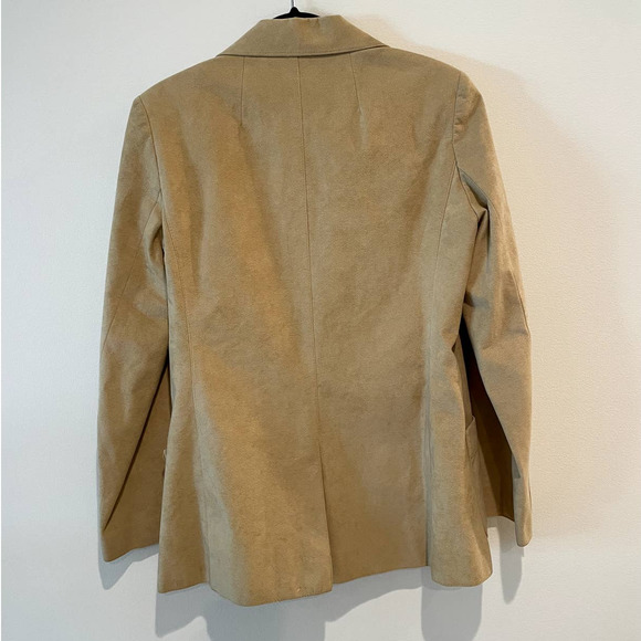 Samuel Roberts Tan Suede Long Sleeve Jacket - Picture 2 of 5